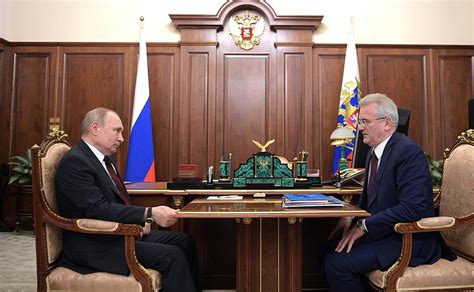 Working meeting with Penza Region Governor Ivan Belozertsev • President of Russia