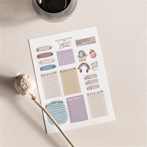 Journal Stickers Printable Aesthetic