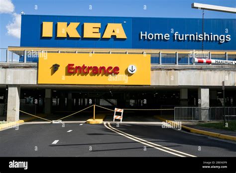 A logo sign outside of a Ikea retail store location in Woodbridge ...