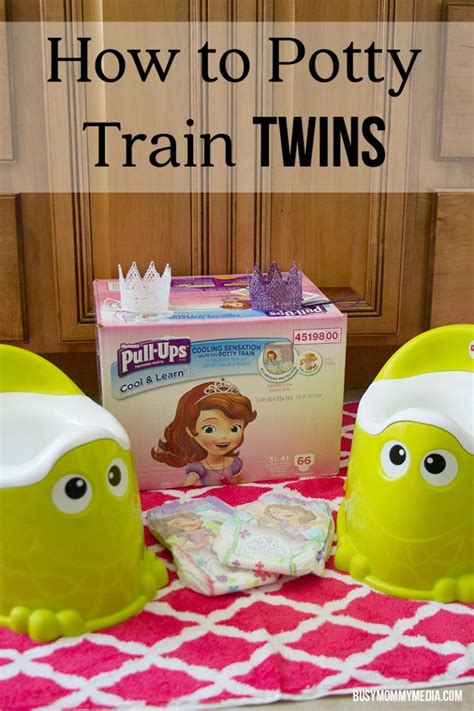 How to Potty Train Twins