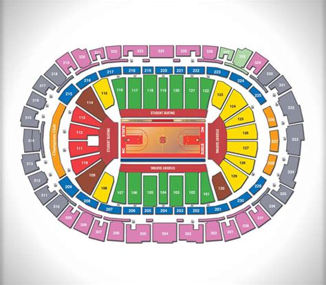 PNC Arena, Raleigh NC | Seating Chart View