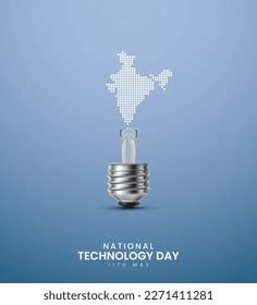 National Technology Day 3d Illustration Stock Vector (Royalty Free ...