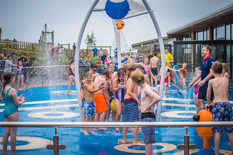 New #splashpad at 5* Ladram Bay Holiday Park | Water play, Holiday park, Waterslides