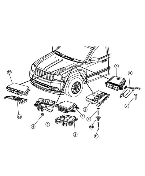 Jeep Grand Cherokee Module. Front control - 04692163AG | Mopar Parts ...