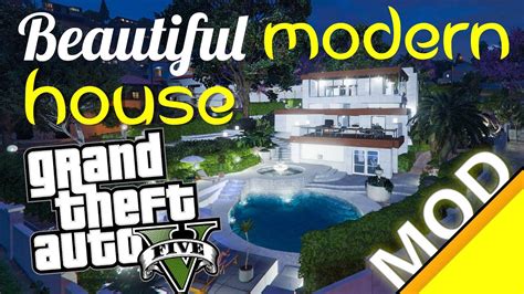 GTA 5 MOD: Beautiful Modern House in Rockford Hills - YouTube