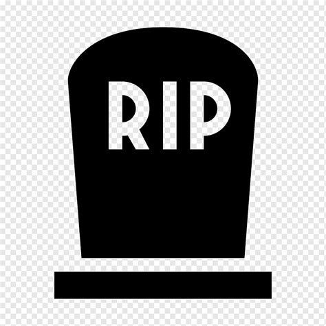 Headstone Computer Icons Morte, símbolo, miscelânea, texto, logotipo png | PNGWing