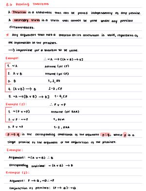 8.1 Statement Logic Proofs - PHI 1306 - Baylor University - Studocu