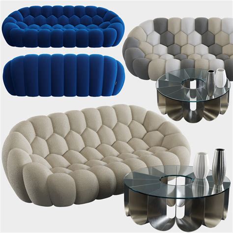 Bubble sofa roche bobois 3D model - TurboSquid 1600330