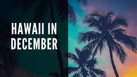 Is it Wise to Visit Hawaii in December? | Collections of Waikīkī