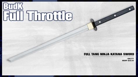 Full Tang Ninja Katana Sword - $19.99 - YouTube