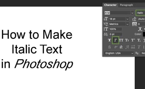 How To Italicize And Bold Text In Photoshop Visual – Otosection