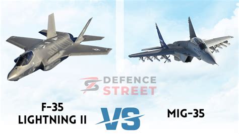 F-35 Lightning II Vs. MiG-35 Comparison, BVR & Dogfight - Defence Street