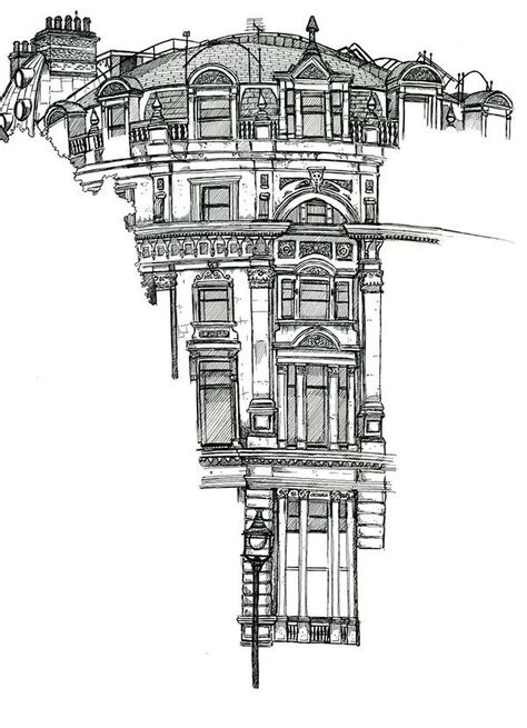 Easy Pencil Drawings Of Buildings