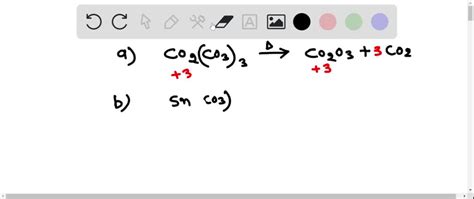 Write a balanced equation for each of the following decomposition reactions: (a) Cobalt(III ...