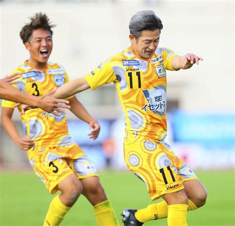 Kazuyoshi Miura sets JFL's oldest scorer record with penalty kick - The Japan Times