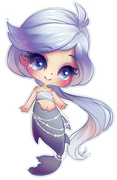 Mermaid Chibi by OwinTer | Anime mermaid, Cute animal drawings kawaii ...