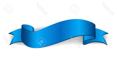 Blue Ribbon Banner Vector at Vectorified.com | Collection of Blue ...