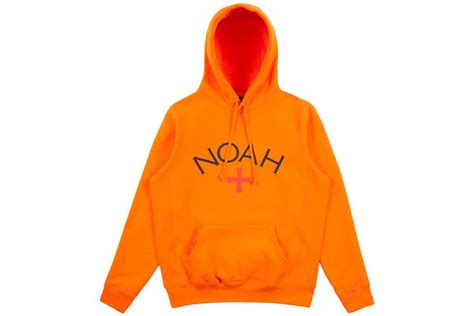 Noah Core Logo Hoodie (SS19) Orange - SS19 - GB