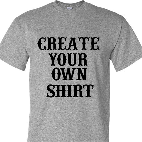 Create Your Own Unisex T-shirt. S-XXL. | Shirts, Shirt designs, Create your own shirt