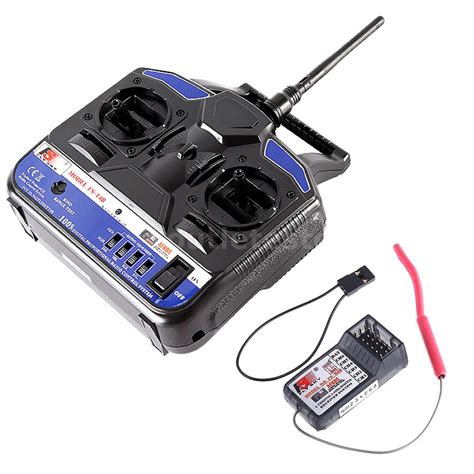 FS 2.4G 4CH Radio Model RC Transmitter & Receiver for Aircraft ...