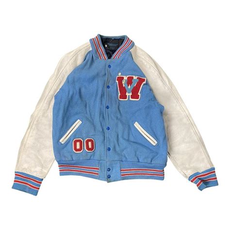 Vintage letterman jacket 23x29 ️ | Has some staining... - Depop