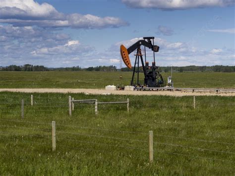 Oil Pump In Field Photo Background And Picture For Free Download - Pngtree