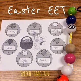 Easter EET Fun! (fun ways to incorporate the EET during Easter time!) - Speech Time Fun: Speech ...