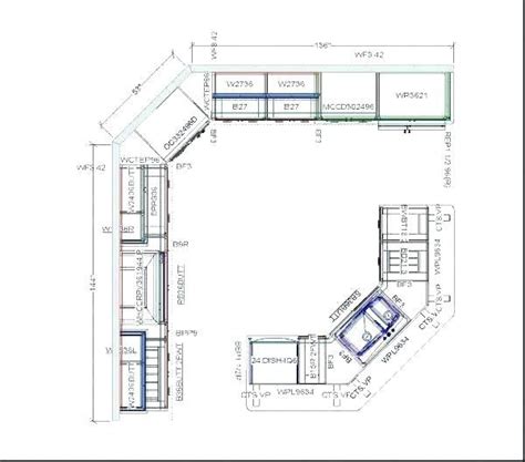 Kitchen Cabinet Floor Plan Design – Things In The Kitchen