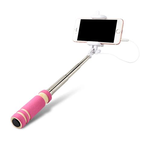 OUDNEAS Handheld Camera Selfie Stick for iPhone 6s 7 7s Plus For Samsung Galaxy S6 S7 Edge ...