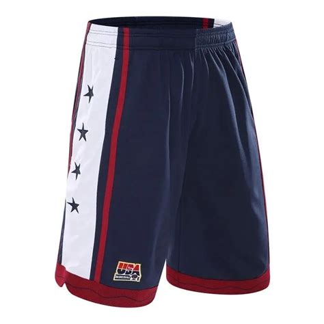 2017 USA the U.S. dream team basketball shorts Running shorts Three ...