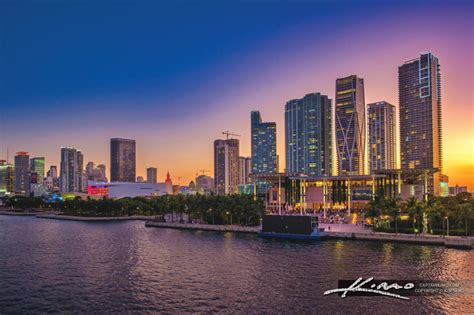 Miami Skyline Sunset March 2023 | HDR Photography by Captain Kimo