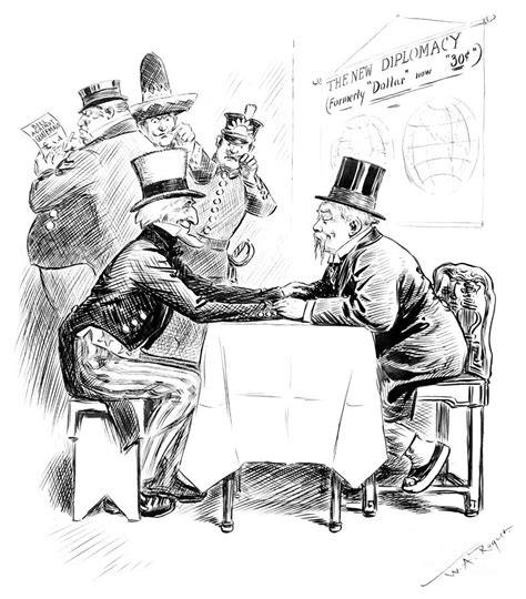 Diplomacy Cartoon, c1913 Drawing by William A Rogers - Pixels