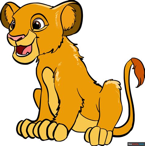 How To Draw Simba From The Lion King Draw Central Lion King | Images and Photos finder