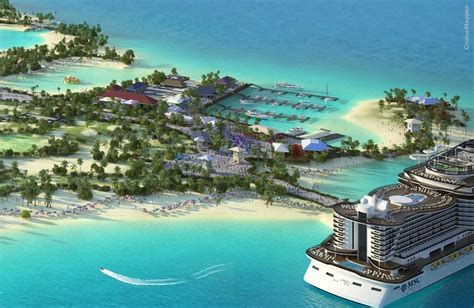 MSC Ocean Cay (Bahamas private island) cruise port schedule | CruiseMapper