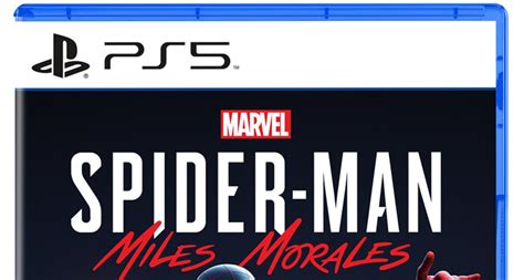 PS5 Physical Game Case Design Revealed, Spider-Man Miles Morales Box Art