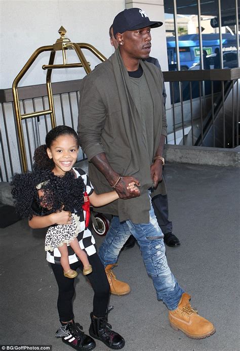 Tyrese Gibson brings daughter Shayla, seven, to The View studio in NYC | Daily Mail Online