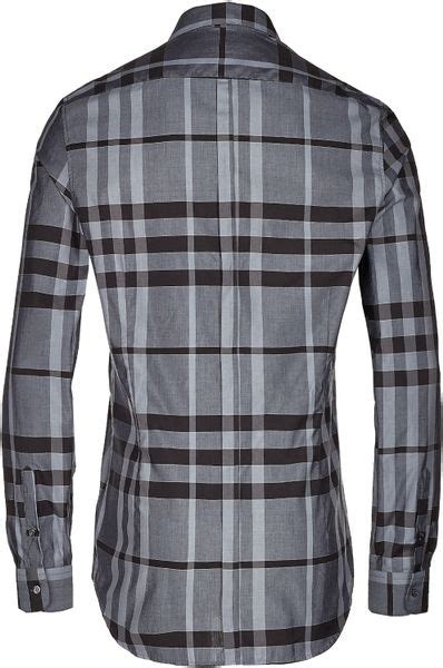 Burberry Shirt Plaid in Black for Men | Lyst