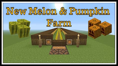 Minecraft Pumpkin Farm Layout