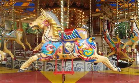 Free Images : vintage, amusement park, roundabout, fair, traditional, carousel horse, victorian ...