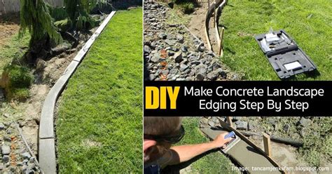 DIY: Make Concrete Landscape Edging Step By Step