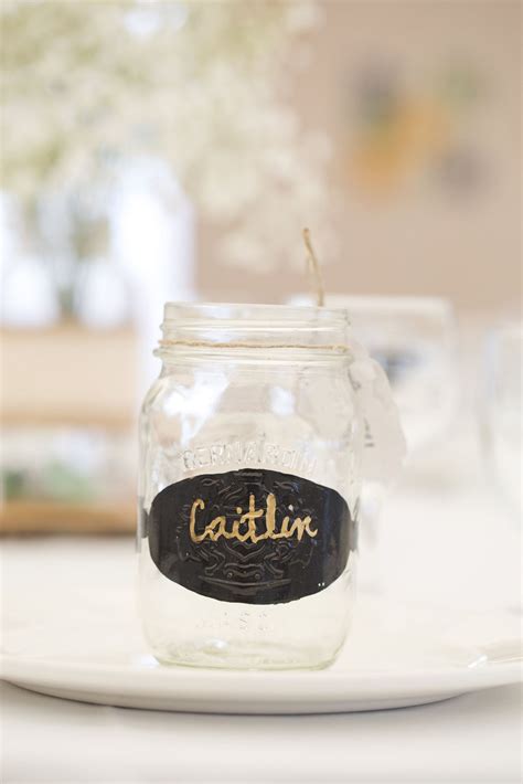 Custom Name Tag Mason Jar Favors Mason Jar Favors, Name Tags, Wine ...