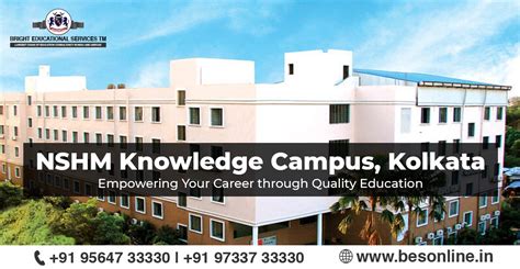 NSHM Knowledge Campus, Kolkata: Empowering Your Career through Quality Education - Bright ...