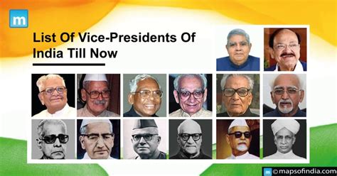 List Of Vice-Presidents Of India Till Now : Their Tenure & Party Name - Government