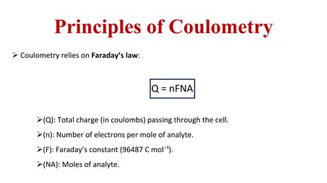 "Coulometry: Fundamentals & Applications" | PPT