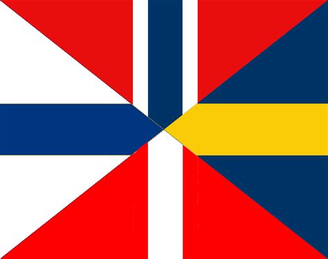 Nordic Union Flag by TimoHD on DeviantArt