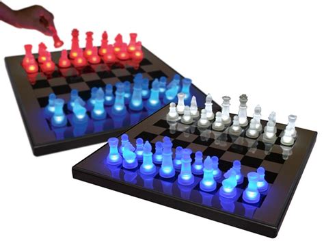 Lumisource LED Glow Chess Sets