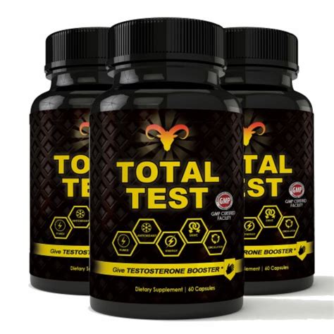 Total Test Testosterone Booster (60 capsules), 1 unit - Fred Meyer