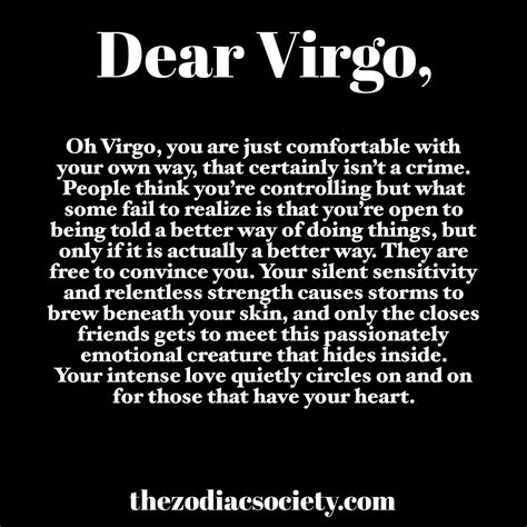 Character Analyses. | Virgo personality traits, Zodiac society, Virgo personality