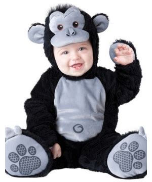 Goofy Gorilla Baby Monkey Animal Costume - Baby Monkey Costume