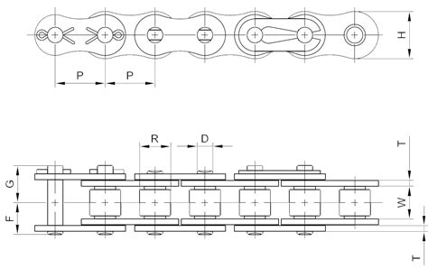 ANSI 35 Chain | ANSI Standard Size 35 Roller Chain - PEER Chain